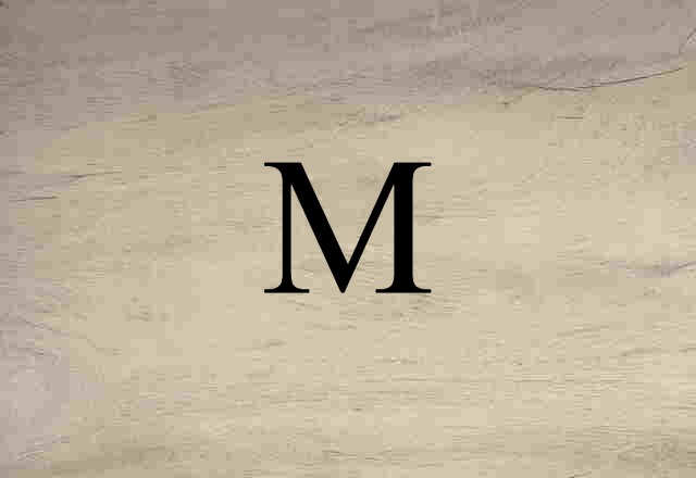 m