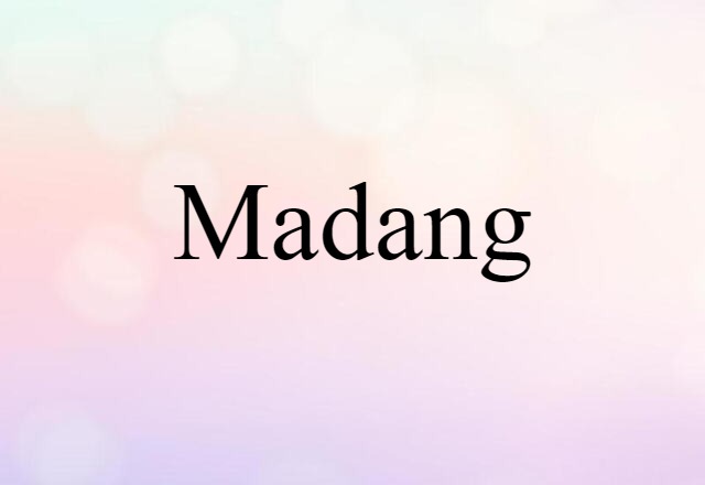 Madang