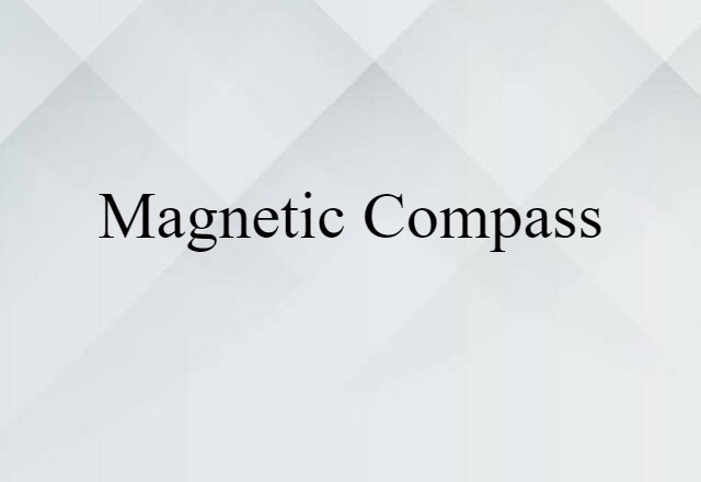 magnetic compass