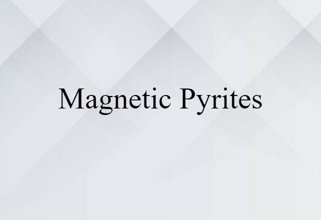 magnetic pyrites