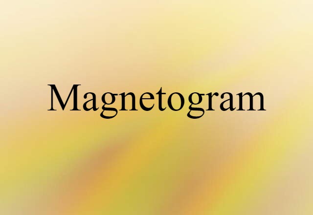 magnetogram