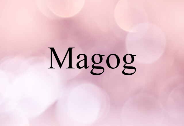 Magog (noun) Definition, Meaning & Examples