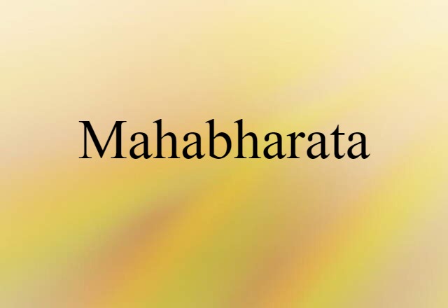 Mahabharata