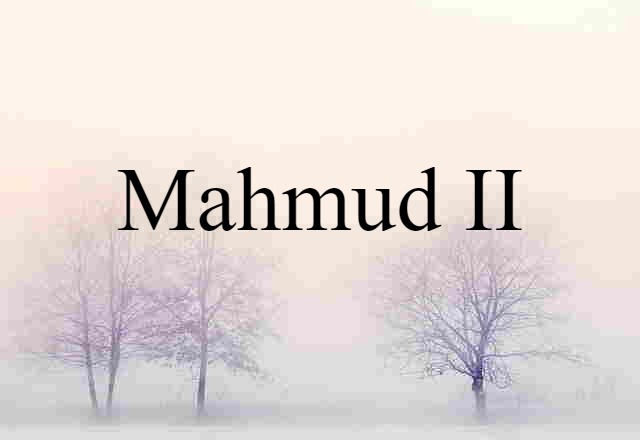 Mahmud II