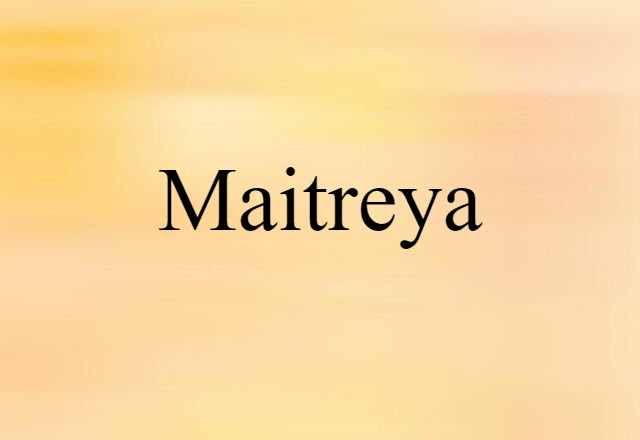 Maitreya