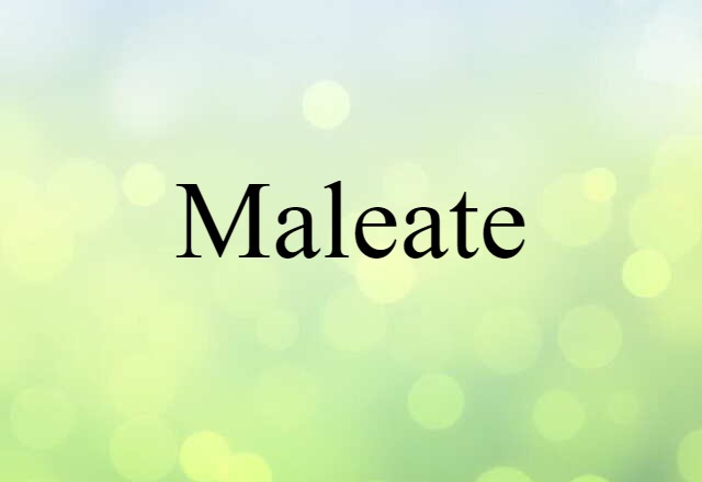 maleate