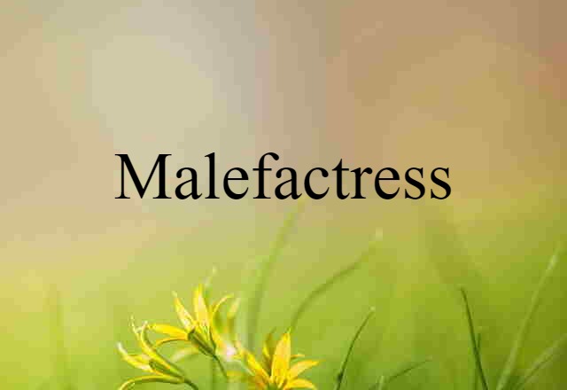 malefactress