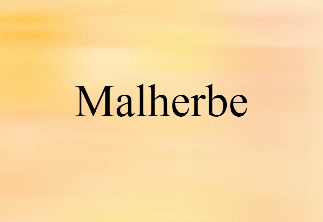 Malherbe