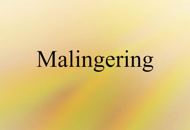 malingering