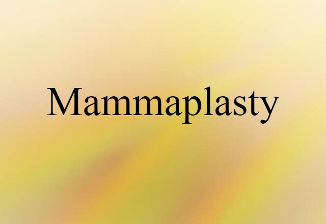 mammaplasty