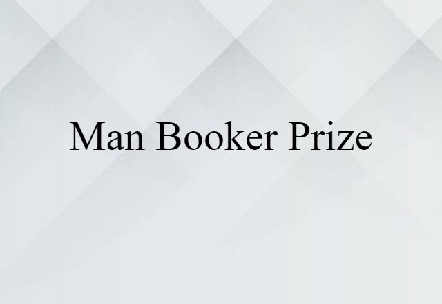 Man Booker Prize