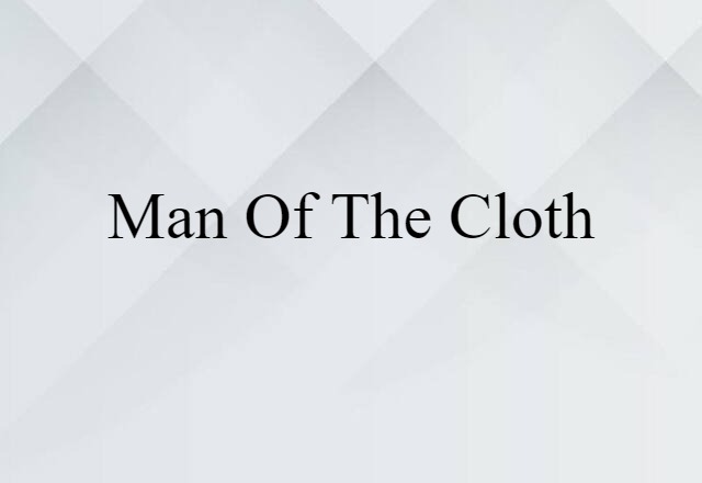 man of the cloth