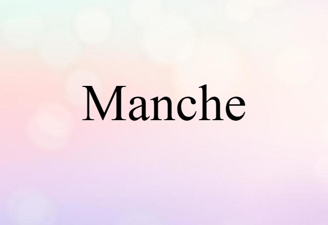 Manche (noun) Definition, Meaning & Examples