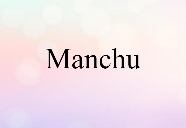 Manchu