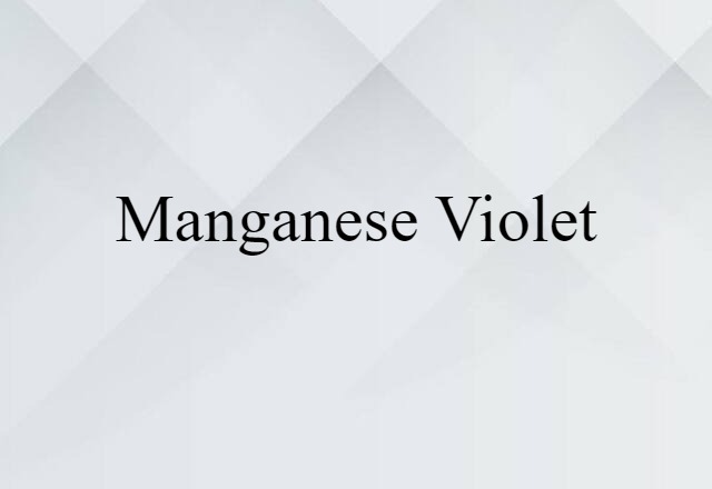 manganese violet