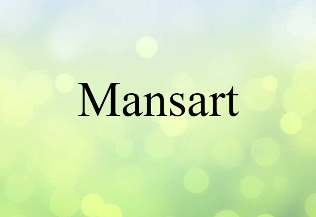 Mansart