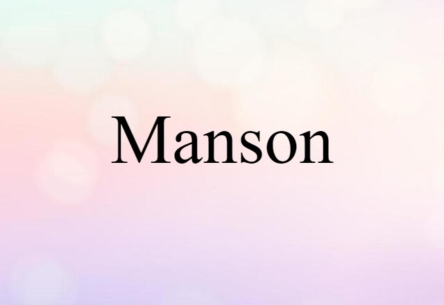 Manson