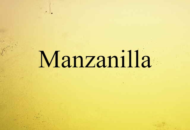 manzanilla