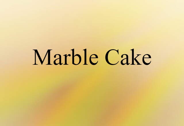 marble cake