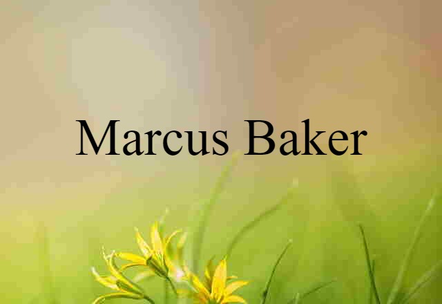 Marcus Baker