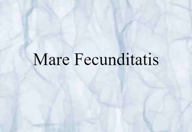 Mare Fecunditatis