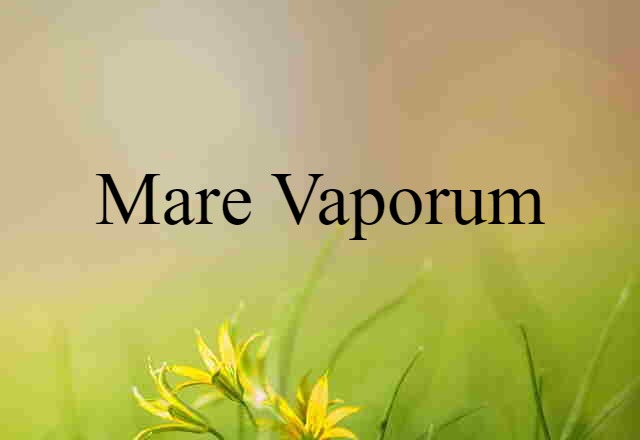 Mare Vaporum