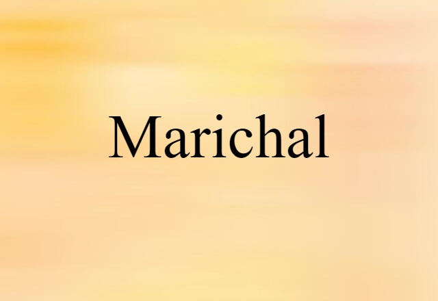 Marichal