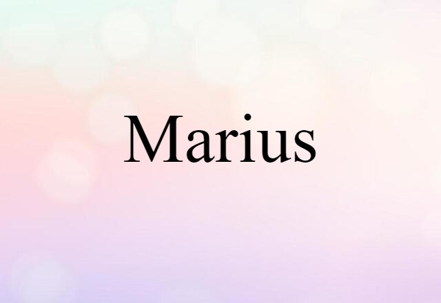 Marius