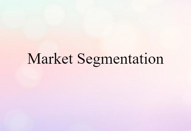 market segmentation