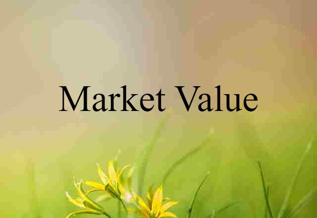 market value