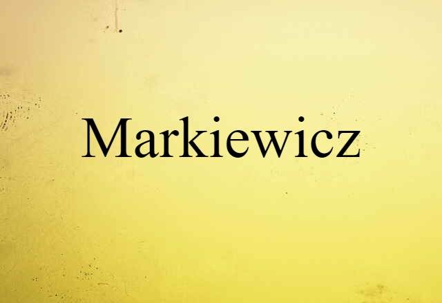 Markiewicz