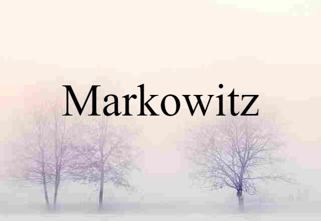 Markowitz