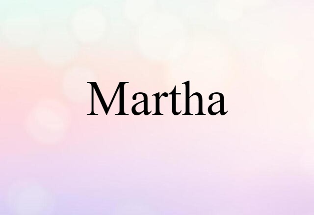 Martha