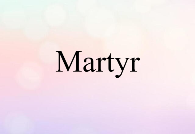 martyr