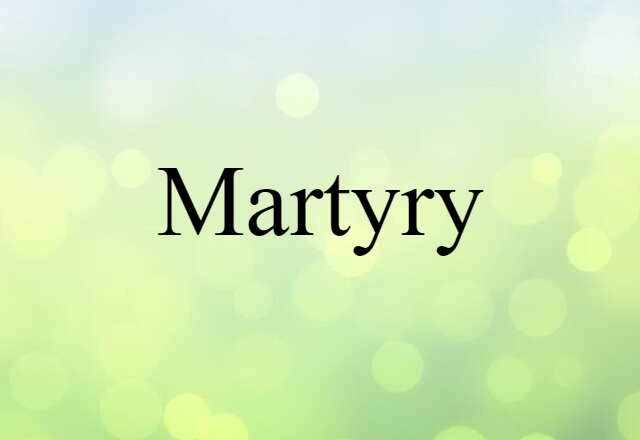 martyry