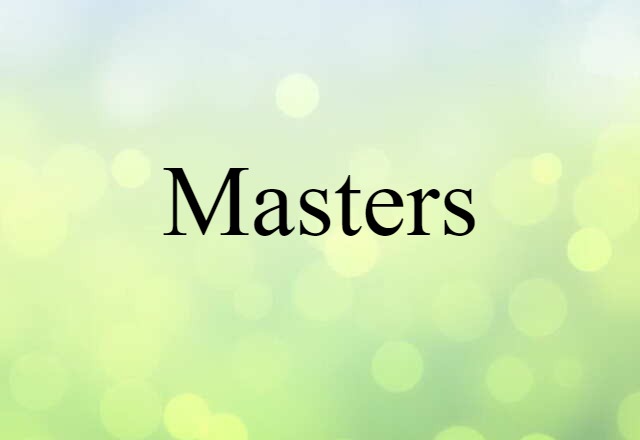 Masters