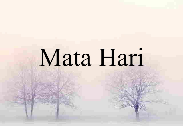 Mata Hari