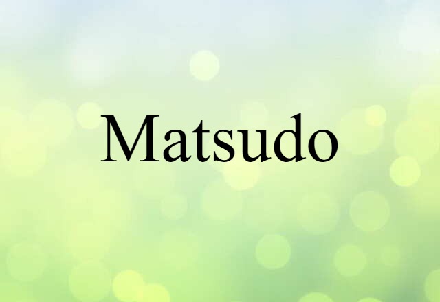 Matsudo