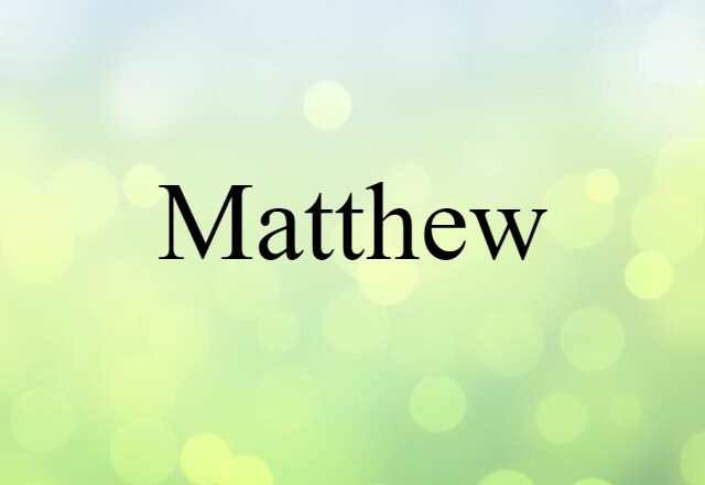 Matthew