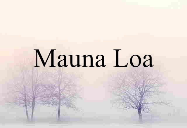 mauna loa