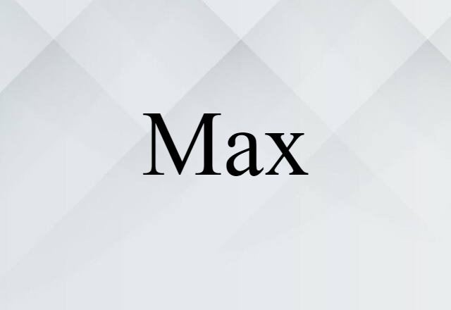 max