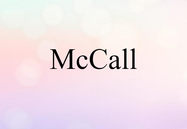 McCall