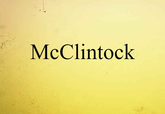 McClintock