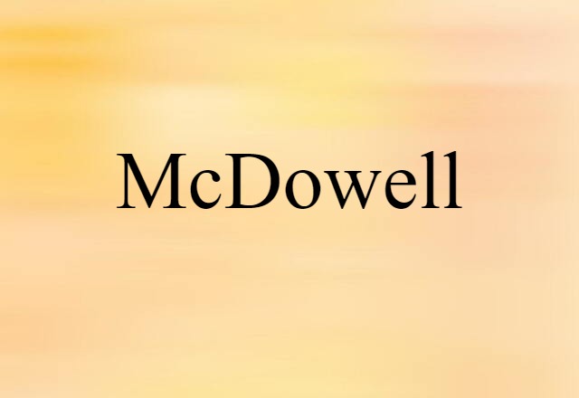 McDowell