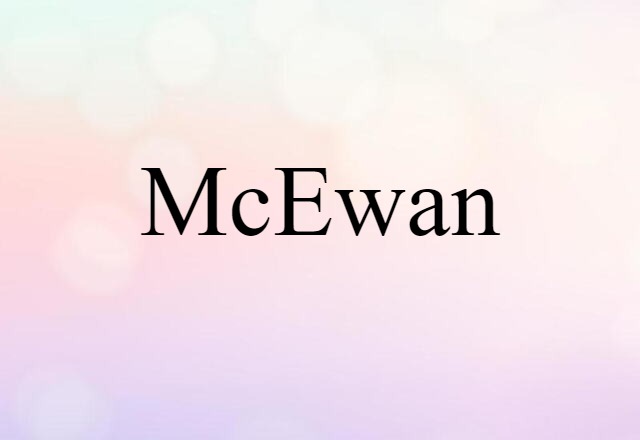 McEwan