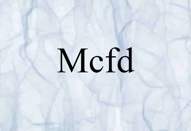 Mcfd