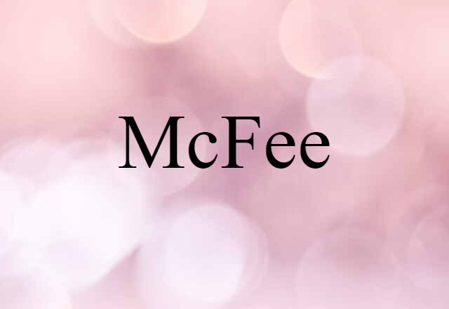 McFee