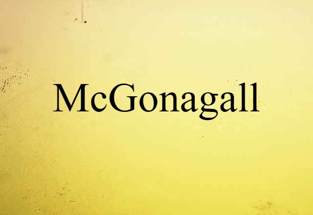 McGonagall