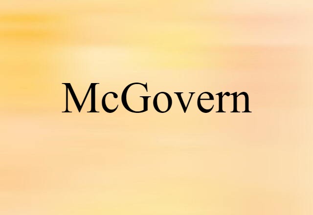 McGovern