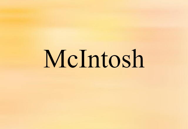 McIntosh